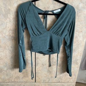 12th tribe sexy slinky backless top L